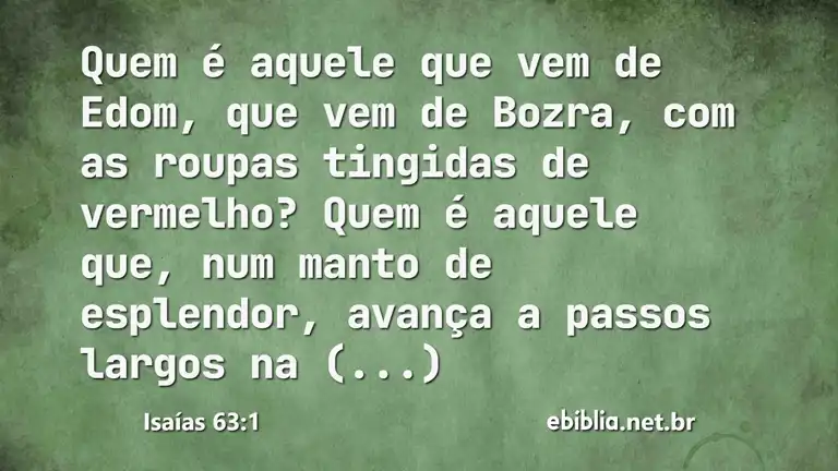 Isaías 63:1