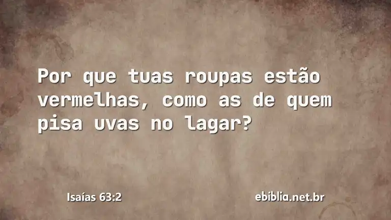 Isaías 63:2