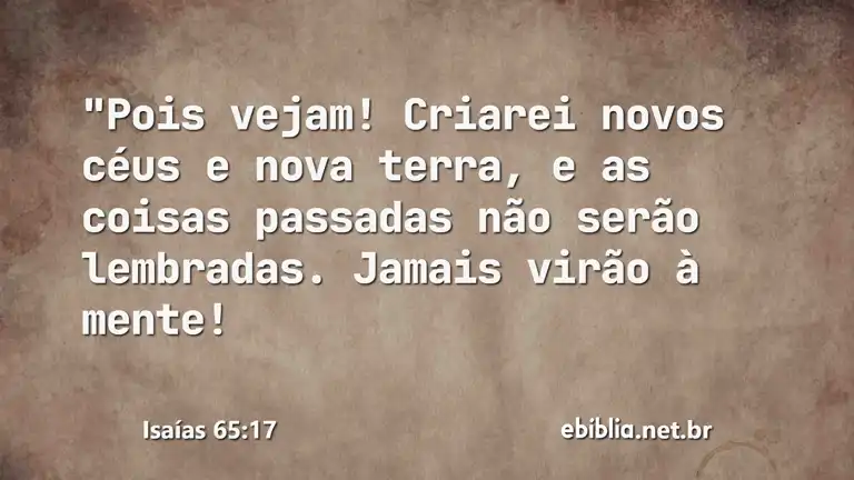 Isaías 65:17