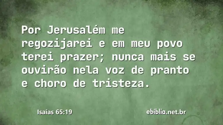 Isaías 65:19