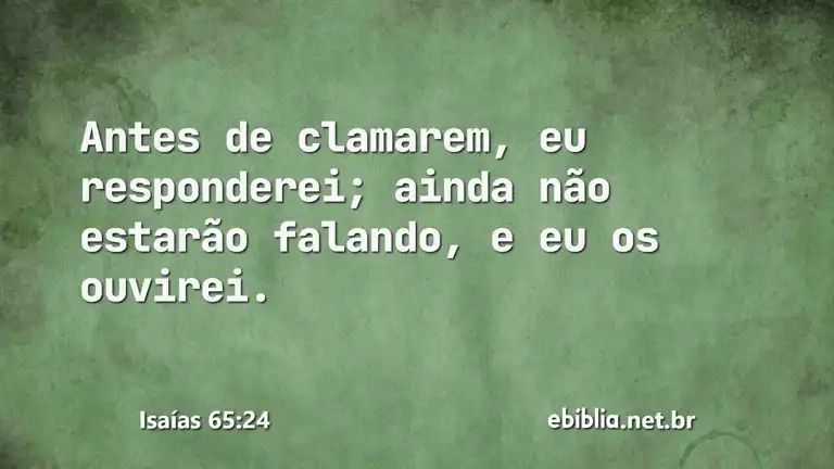 Isaías 65:24