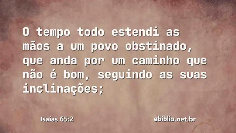 Isaías 65:2