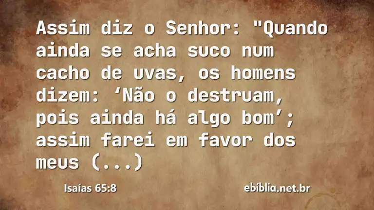 Isaías 65:8