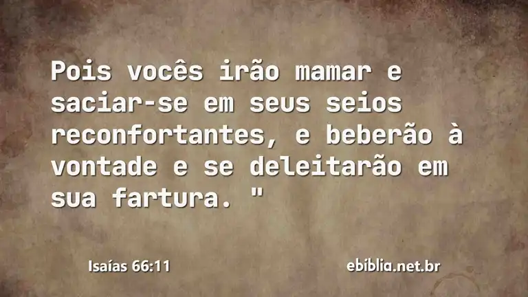 Isaías 66:11