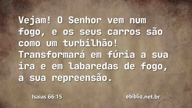 Isaías 66:15