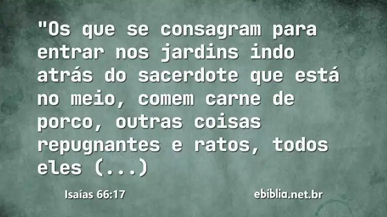 Isaías 66:17