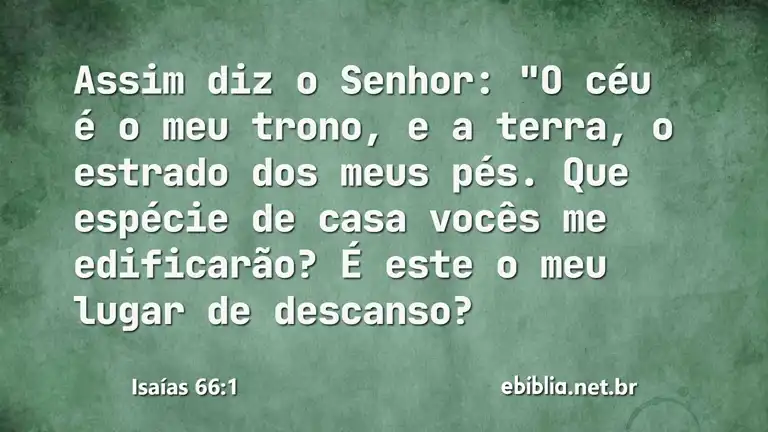 Isaías 66:1