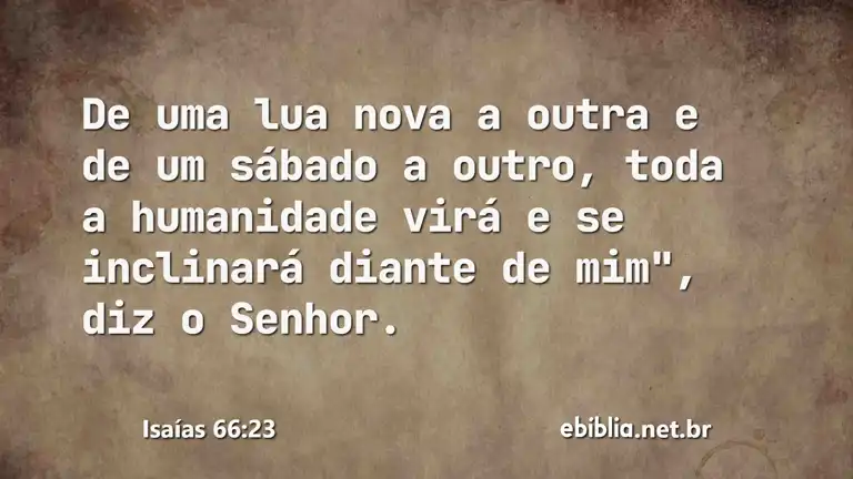 Isaías 66:23