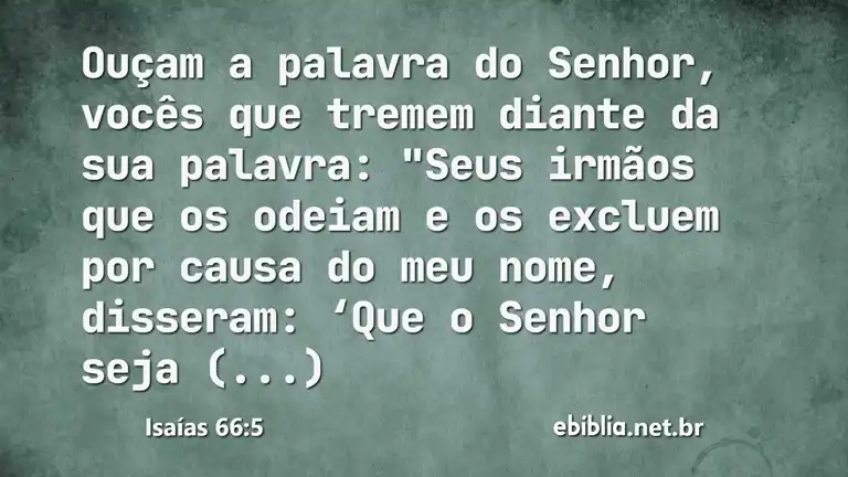 Isaías 66:5