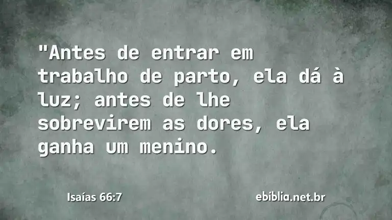 Isaías 66:7