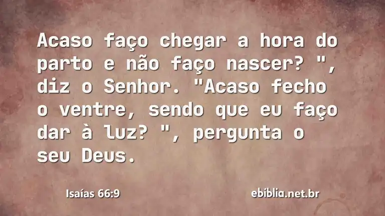 Isaías 66:9