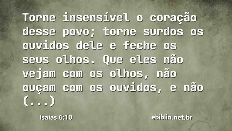 Isaías 6:10