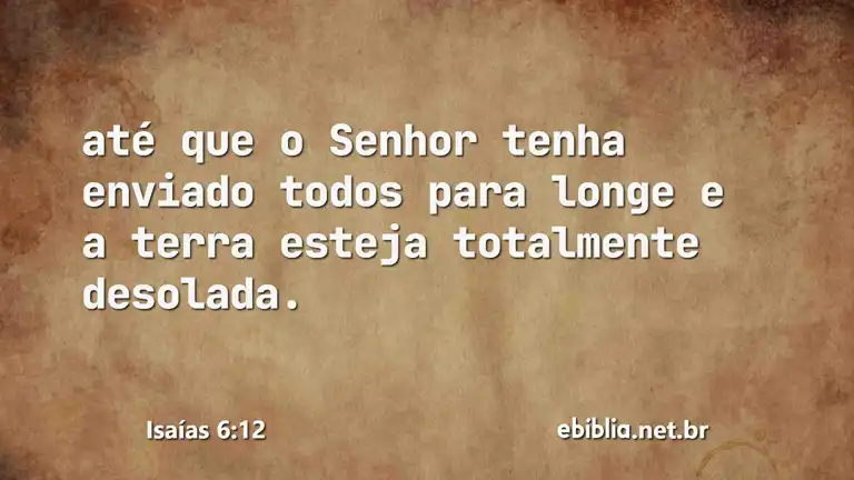 Isaías 6:12