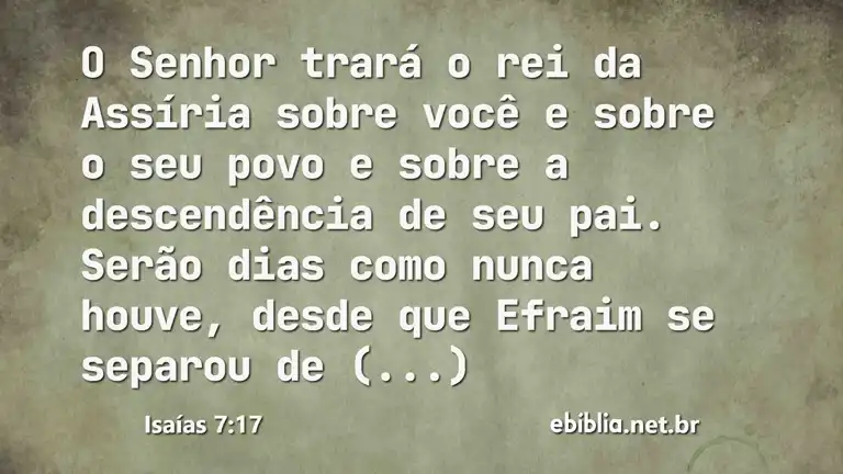 Isaías 7:17