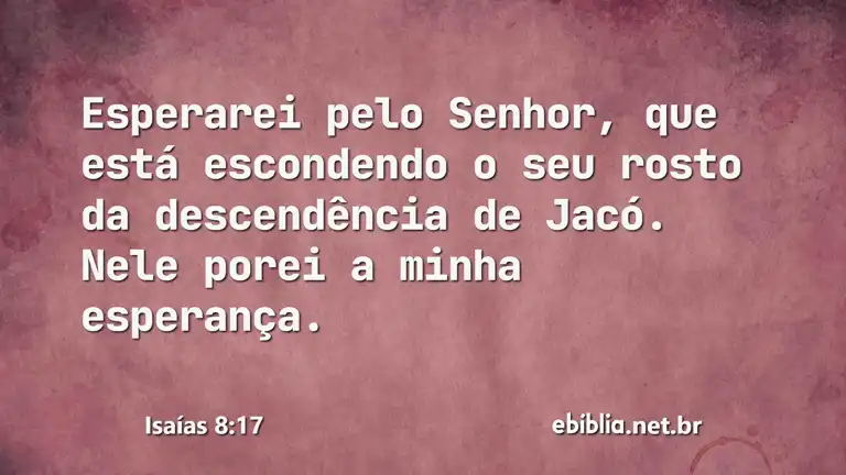 Isaías 8:17