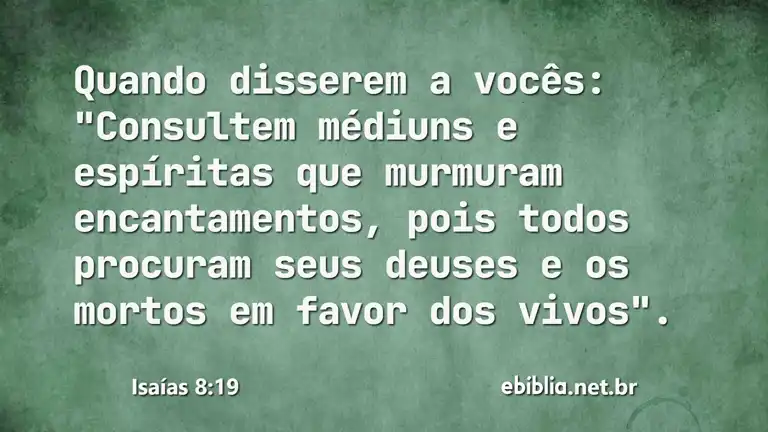 Isaías 8:19