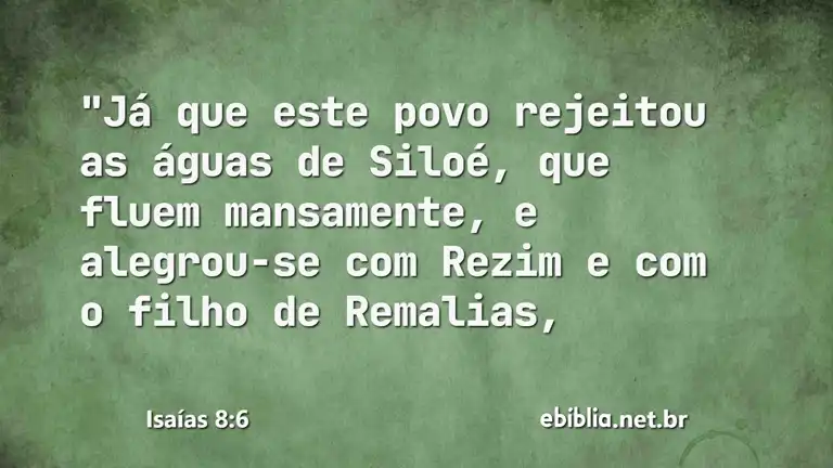 Isaías 8:6