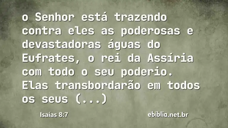 Isaías 8:7