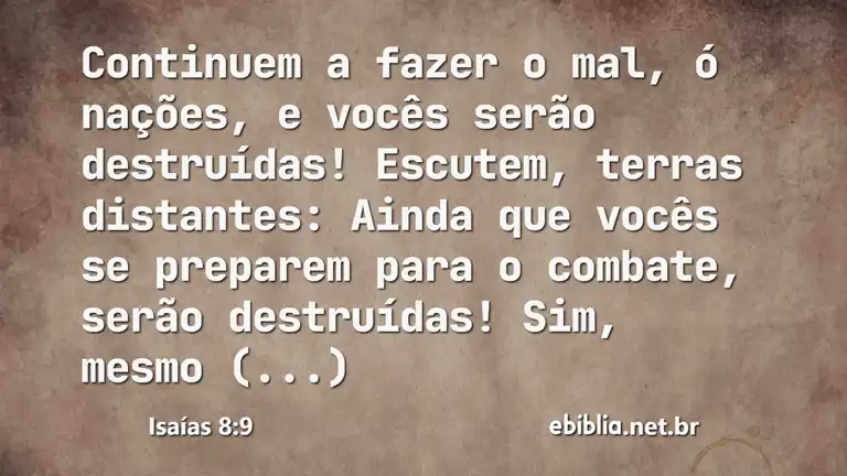 Isaías 8:9