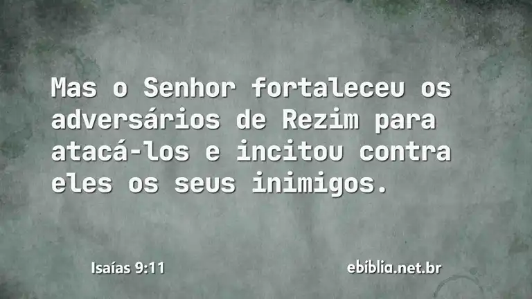 Isaías 9:11