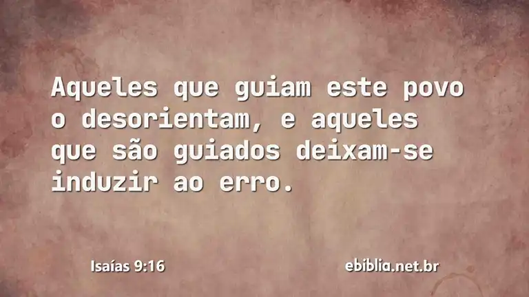 Isaías 9:16