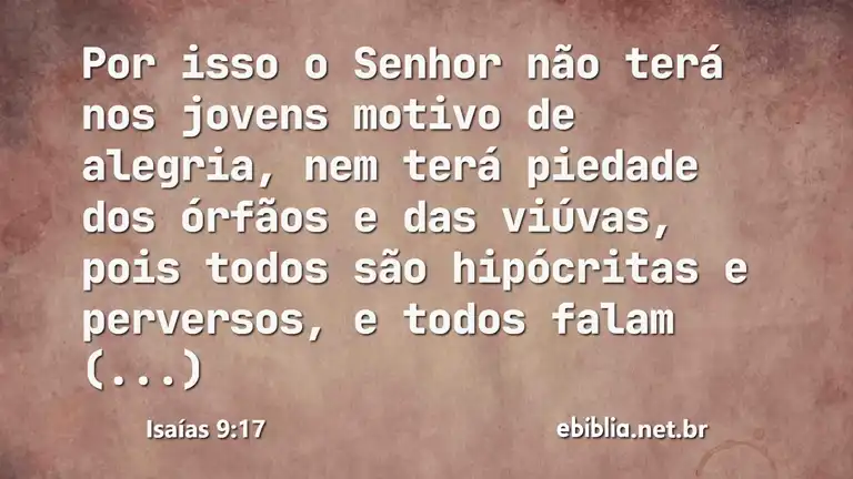 Isaías 9:17