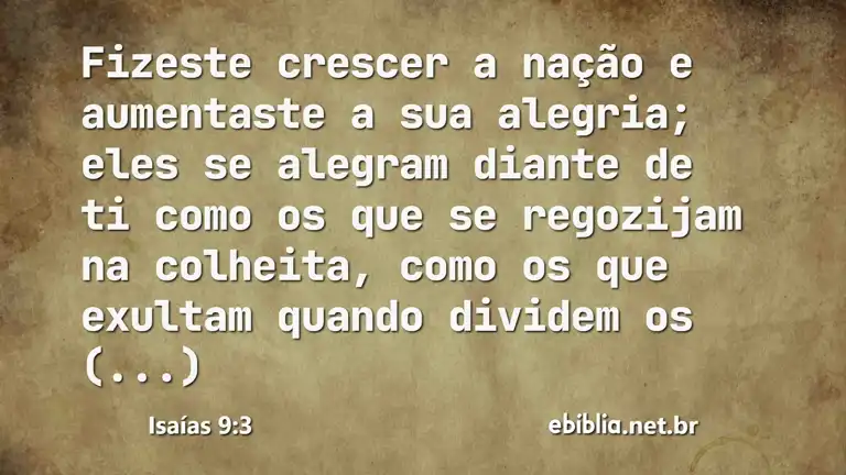 Isaías 9:3