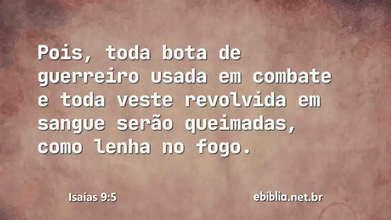 Isaías 9:5