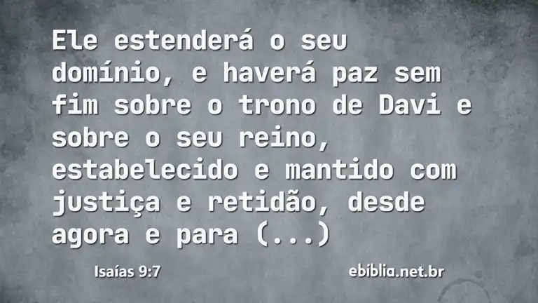 Isaías 9:7