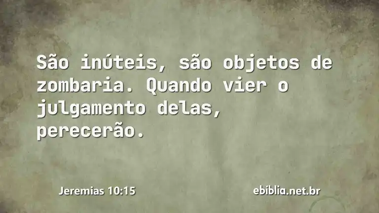 Jeremias 10:15