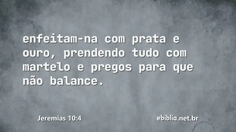 Jeremias 10:4