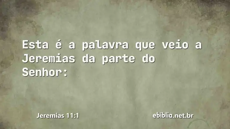 Jeremias 11:1