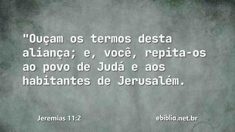 Jeremias 11:2