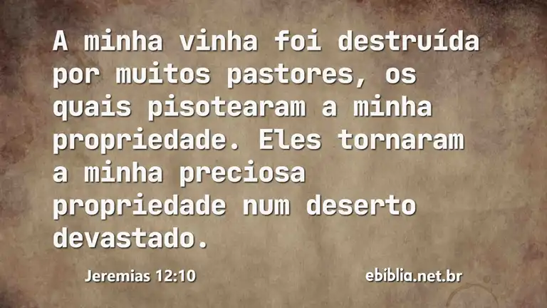 Jeremias 12:10