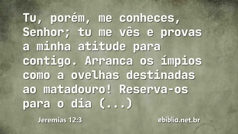 Jeremias 12:3