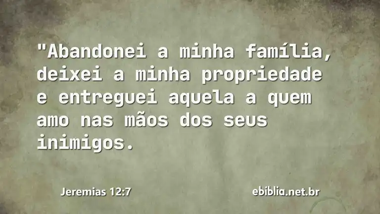 Jeremias 12:7