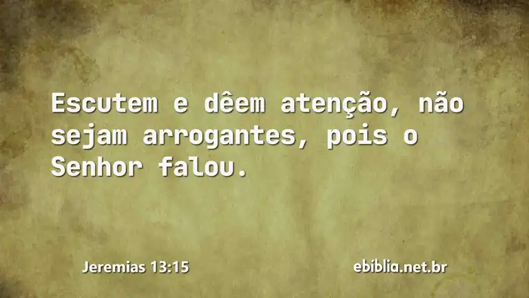 Jeremias 13:15