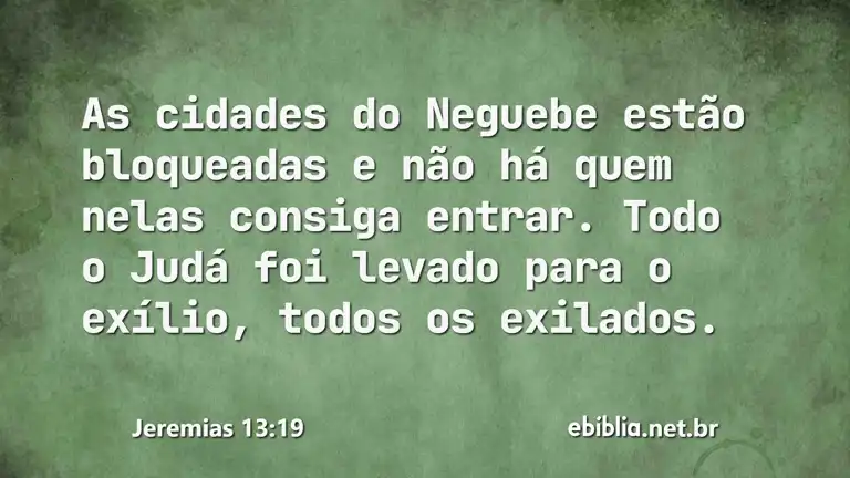 Jeremias 13:19