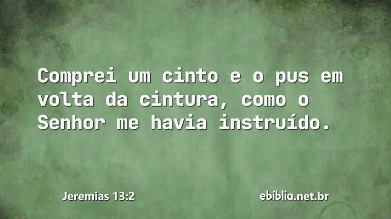 Jeremias 13:2