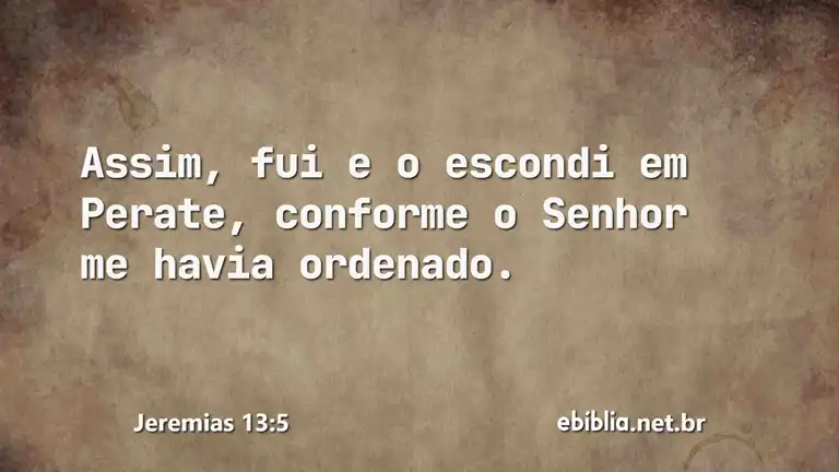 Jeremias 13:5