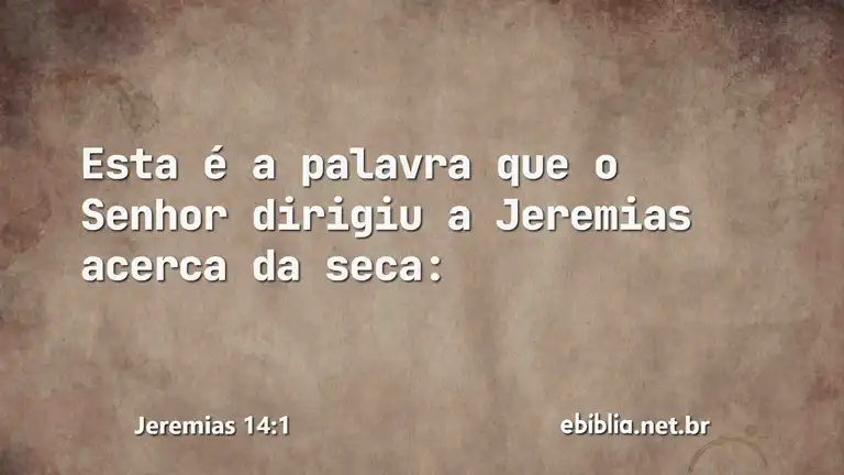 Jeremias 14:1