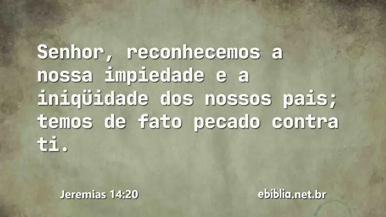 Jeremias 14:20