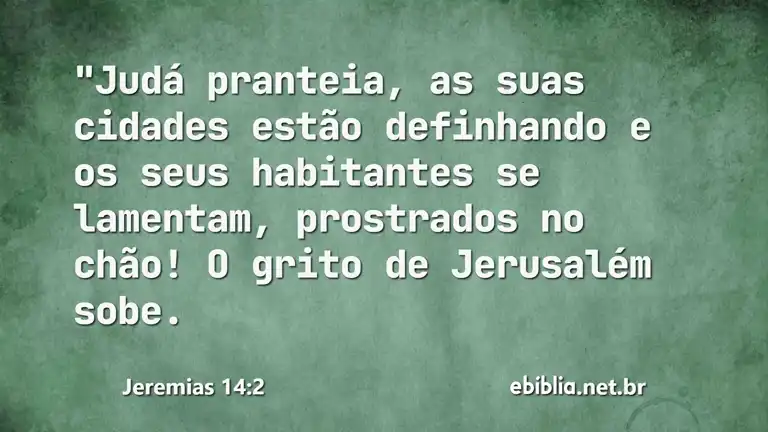 Jeremias 14:2