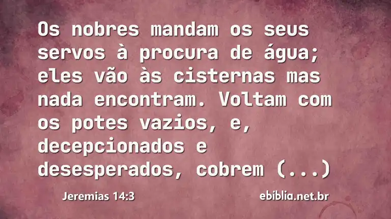 Jeremias 14:3