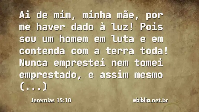 Jeremias 15:10