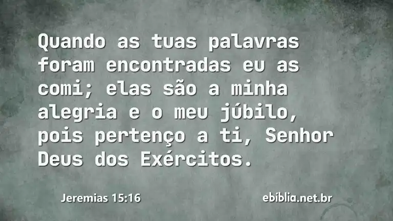 Jeremias 15:16