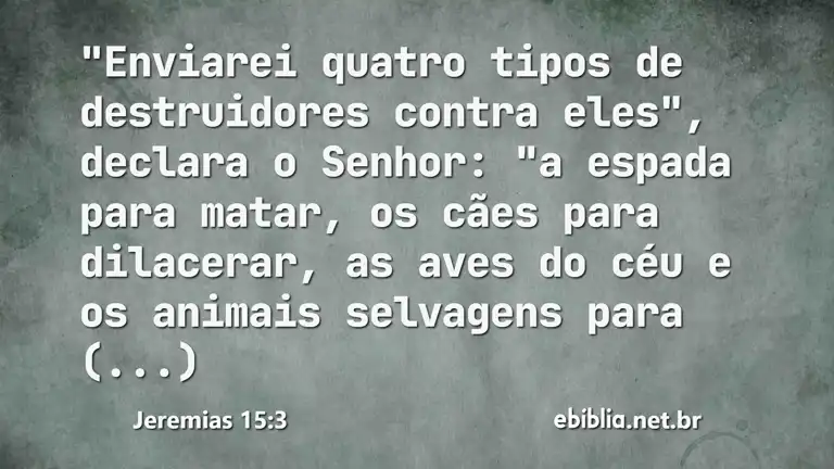 Jeremias 15:3