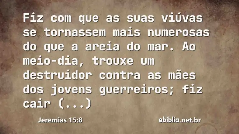 Jeremias 15:8