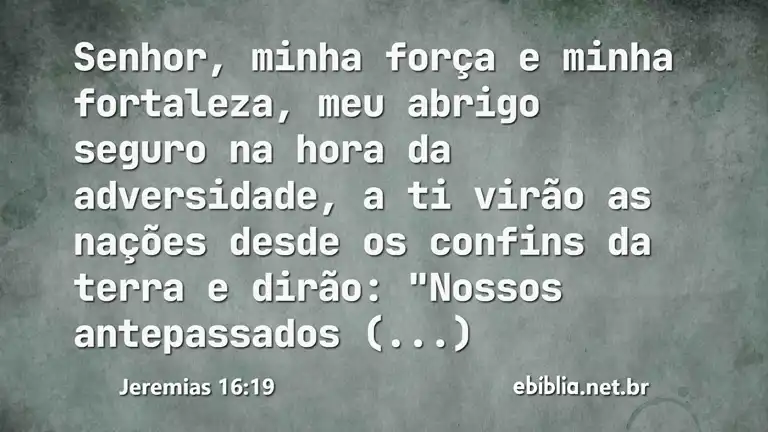 Jeremias 16:19