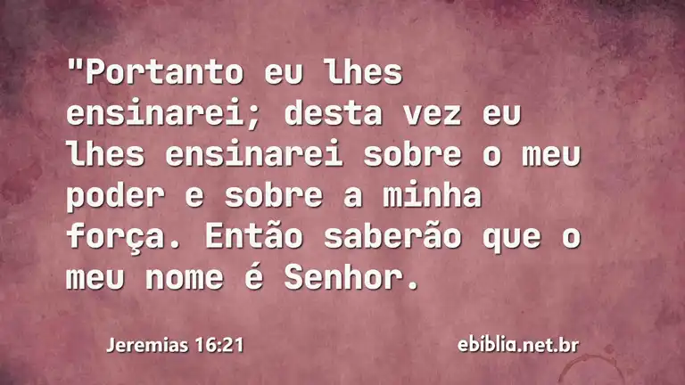 Jeremias 16:21